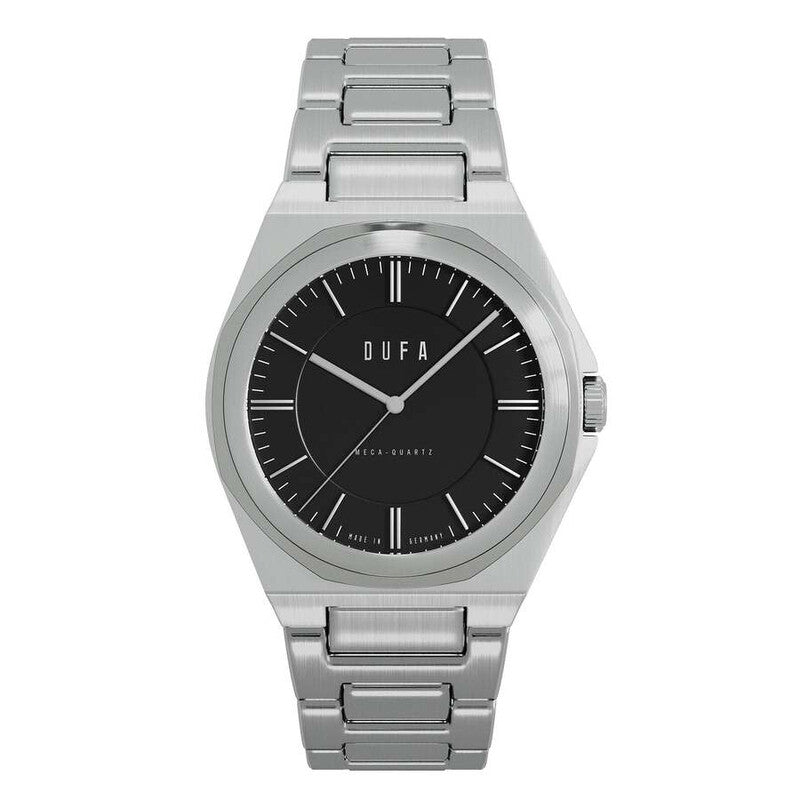Dufa Black Face Stainless Steel Women's Luxury Watch - DF-7037-22 (Edition 2)