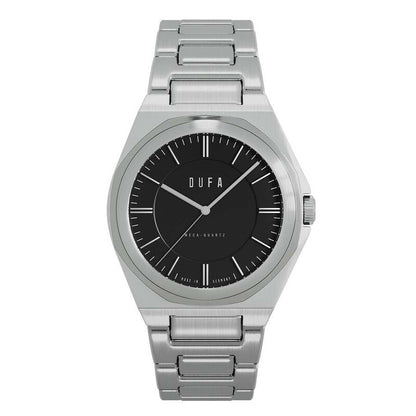 Dufa Black Face Stainless Steel Women's Luxury Watch - DF-7037-22 (Edition 2)