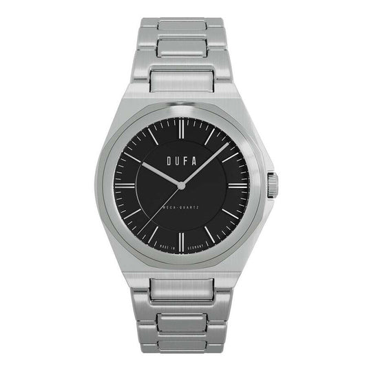 Dufa Black Face Stainless Steel Women's Luxury Watch - DF-7037-22 (Edition 2)
