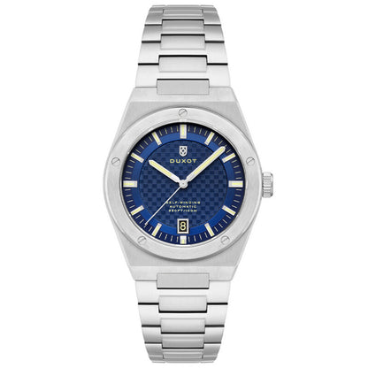 Duxot Bastia Automatic Blue Dial Men's Timepiece - DX-2068-44 (Stainless Steel Strap)