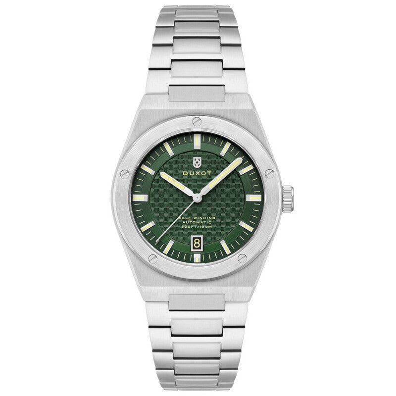 Duxot Green Face Stainless Steel Men's Luxury Watch (Automatic Edition) - DX-2068-55