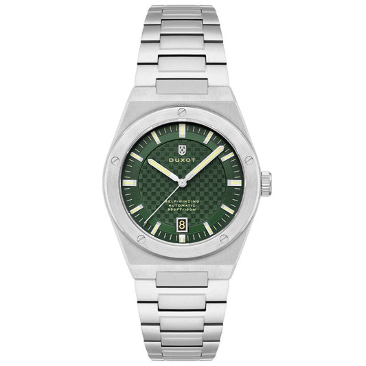 Duxot Green Face Stainless Steel Men's Luxury Watch (Automatic Edition) - DX-2068-55