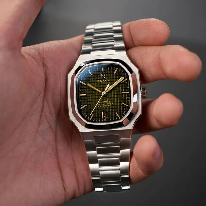 Duxot Green Face Stainless Steel Men's Luxury Watch (Automatic Edition) - DX-2069-22