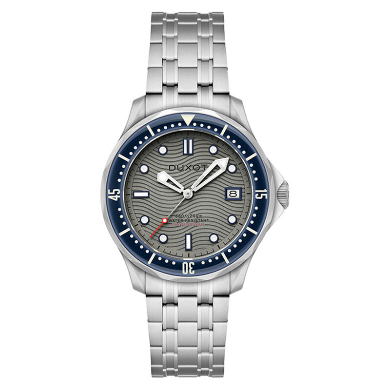 Duxot Grey Face Stainless Steel Men's Luxury Watch (Automatic Edition) - DX-2060-66