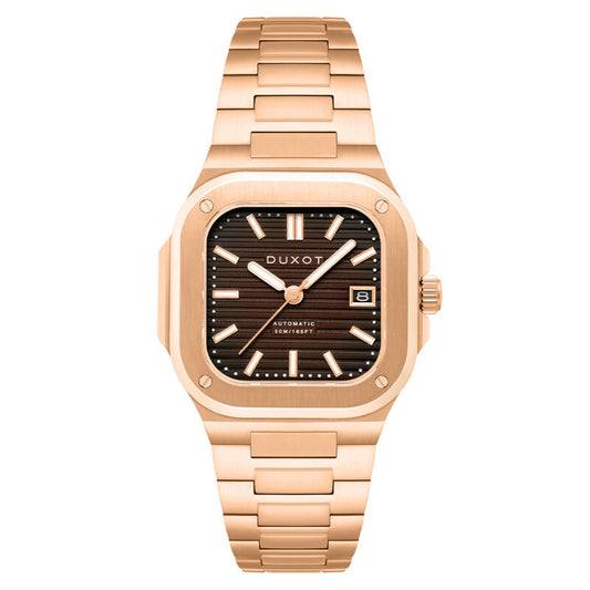 Duxot Brown Face Stainless Steel Men's Luxury Watch (Automatic Edition) - DX-2073-55