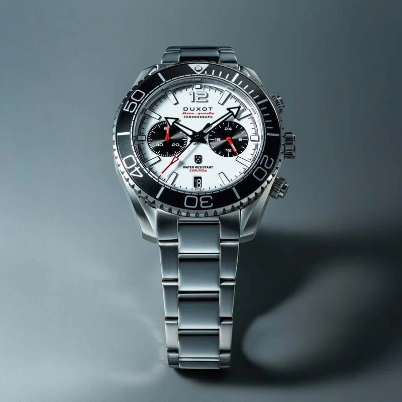 Duxot White Face Stainless Steel Men's Luxury Watch - DX-2062-44