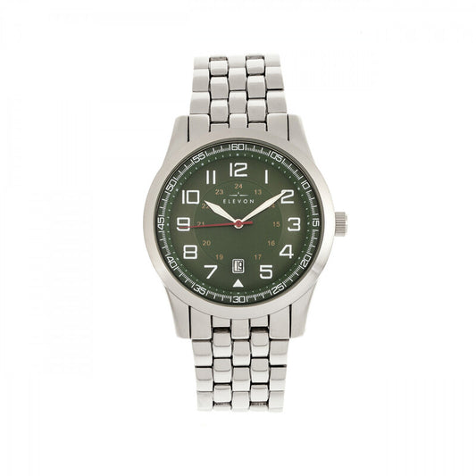 Elevon Garrison ELE105-3 men's watch with green dial
