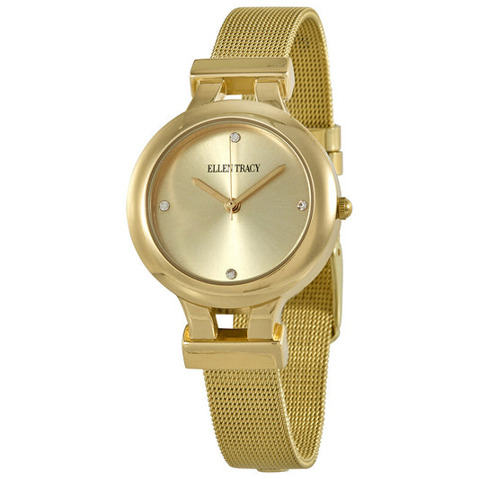 Ellen Tracy ET5232GD women's watch with gold dial