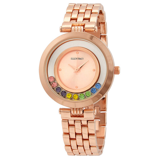 Ellen Tracy ET5199RGD women's watch with rose dial