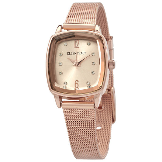 Ellen Tracy ET5188RG women's watch with rose dial