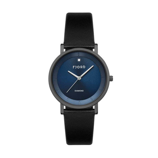 Fjord Jensen FJ-6062-02 women's watch with blue dial