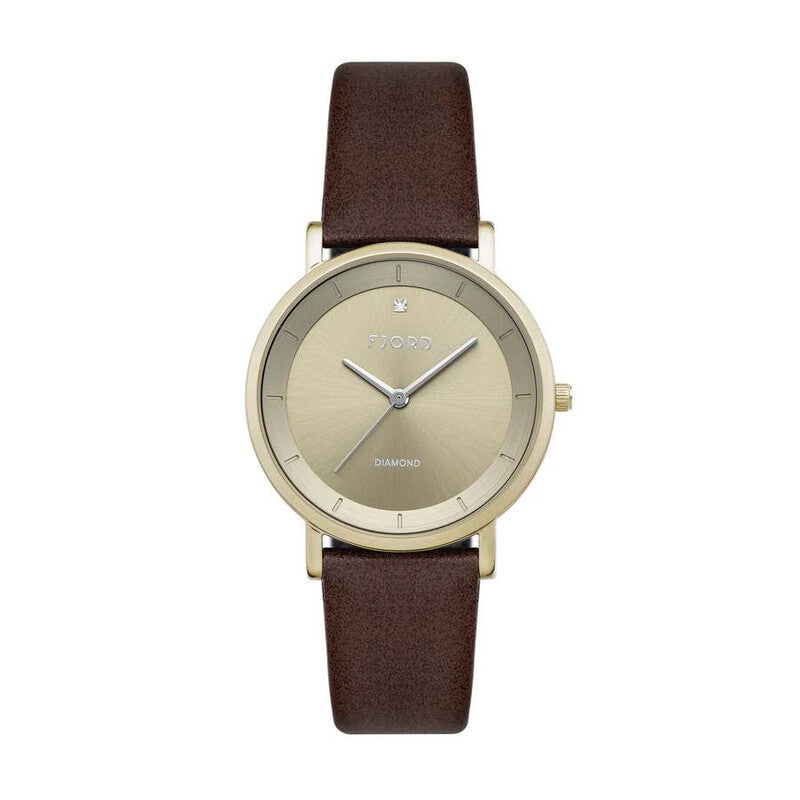Fjord Jensen FJ-6062-03 women's watch with grey dial