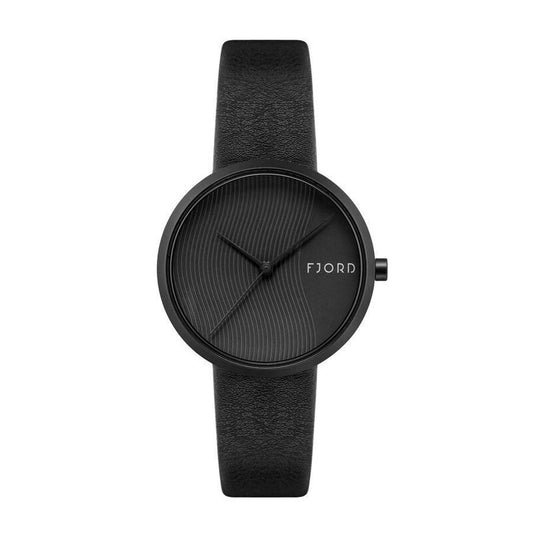 Fjord Laurens FJ-6059-02 women's watch with black dial