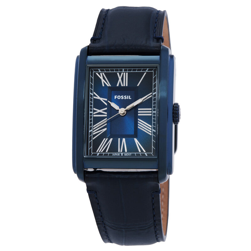 Fossil Carraway FS6170 men's watch with navy dial
