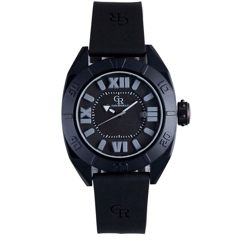 Giulio Romano Termoli GR-6000-14-011 men's watch with black aluminum case