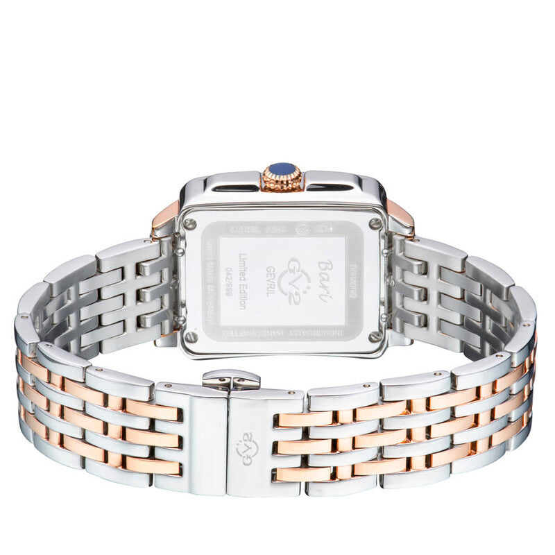 GV2 by Gevril Bari Tortoise Mother of Pearl Dial Ladies Watch 9254B