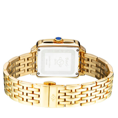 GV2 by Gevril Bari Tortoise Mother of Pearl Dial Ladies Watch 9256B