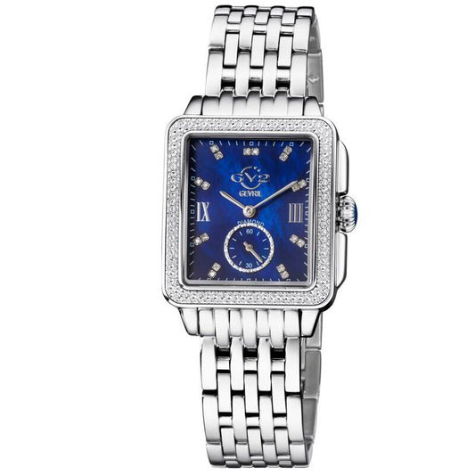GV2 by Gevril Bari Tortoise Mother of Pearl Dial Ladies Watch 9259B