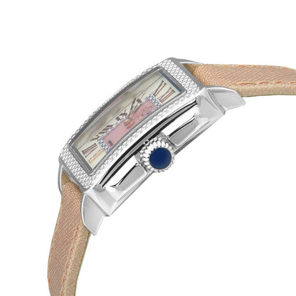 GV2 by Gevril Padova Quartz Diamond Pink Dial Ladies Watch 12302