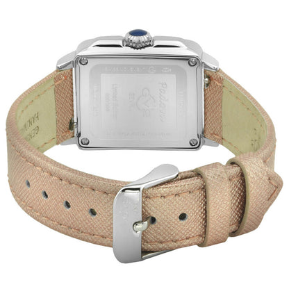 GV2 by Gevril Padova Quartz Diamond Pink Dial Ladies Watch 12302