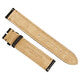 Hadley Roma 18 MM Matte Black Alligator Leather Strap