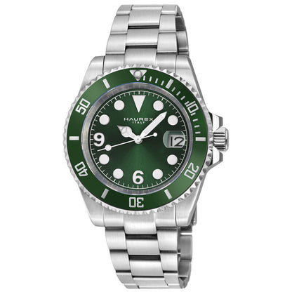 Haurex Italy Barracuda Automatic Men's Watch green dial 4A512UVV