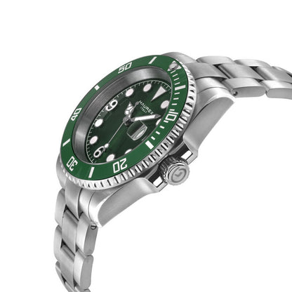 Haurex Italy Barracuda Automatic Men's Watch green dial 4A512UVV