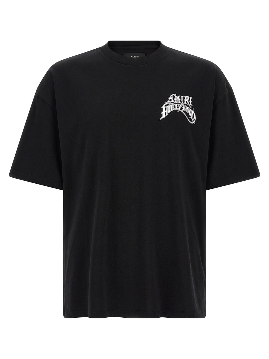 Amiri Hollywood LJ Skate T-Shirt AMTOJR1189001 unisex T-shirt in Black