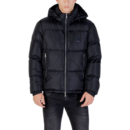 Armani Exchange Quilted Polyamide Down Jacket — Black