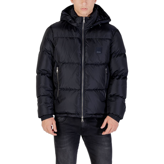 Armani Exchange Quilted Polyamide Down Jacket — Black