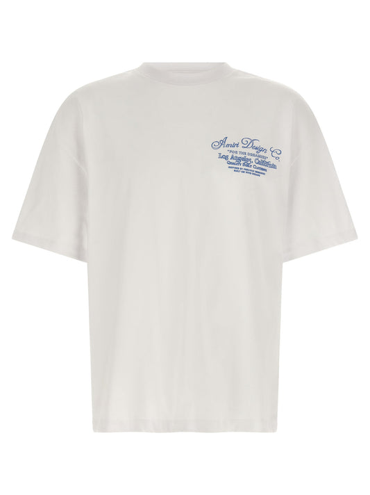 Amiri Oversized Graphic T-Shirt AM426JR003003O men's T-shirt in White