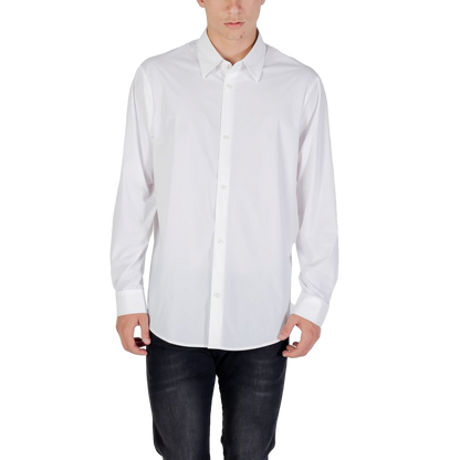 Armani Exchange Elastane Stretch Shirt — White