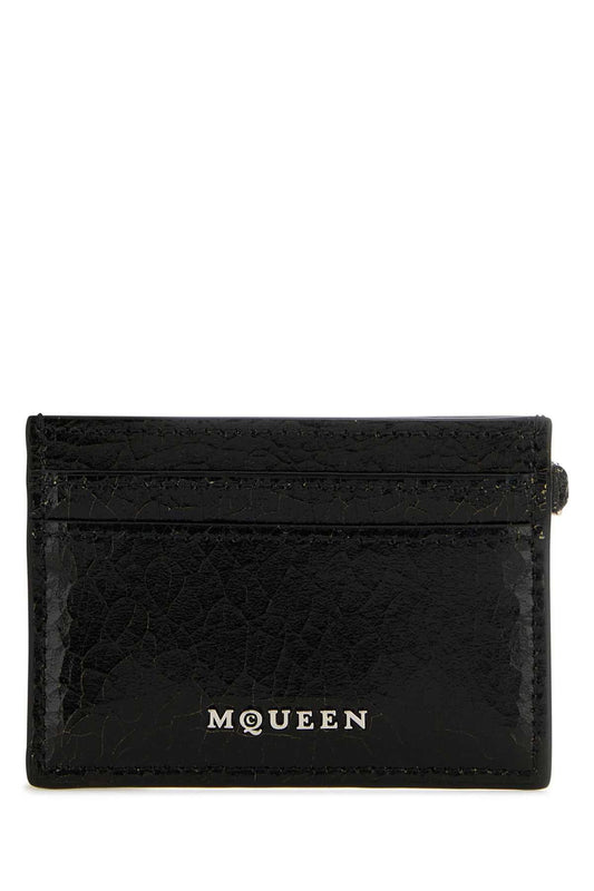 Alexander McQueen Card Case 8050631AAUE 9769 men's card case in black, product photo 1