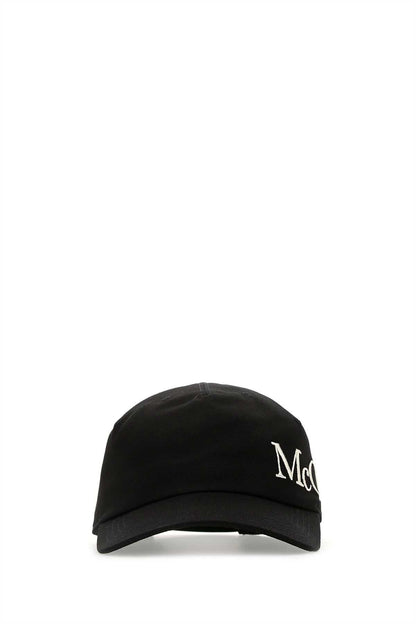 Alexander McQueen Baseball Cap 6328964105Q 1078 unisex hat in black, product photo 1