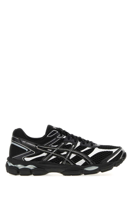 Asics Cushioned Running Design Sneakers — Black