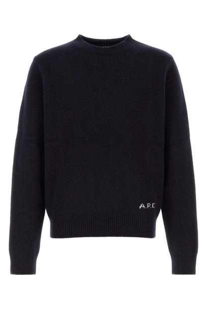 A.P.C. Edmond Sweater WOASWH23491 IAK men's sweater in navy