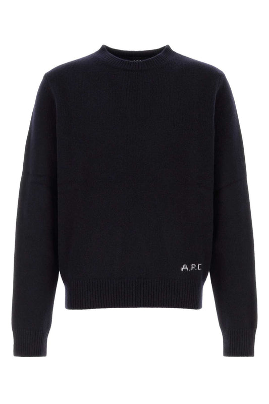 A.P.C. Edmond Sweater WOASWH23491 IAK men's sweater in navy