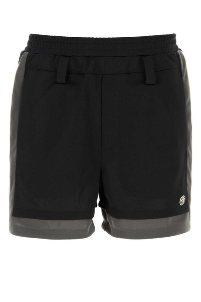 Ambush Color-Block Bermuda Shorts BMCL001S24JER001 1009 men's shorts in black, product photo 1