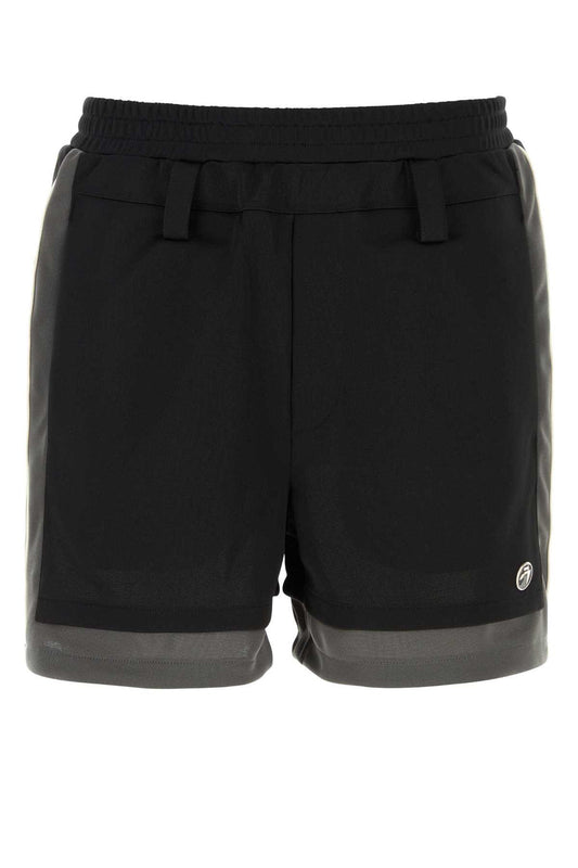 Ambush Color-Block Bermuda Shorts BMCL001S24JER001 1009 men's shorts in black, product photo 1