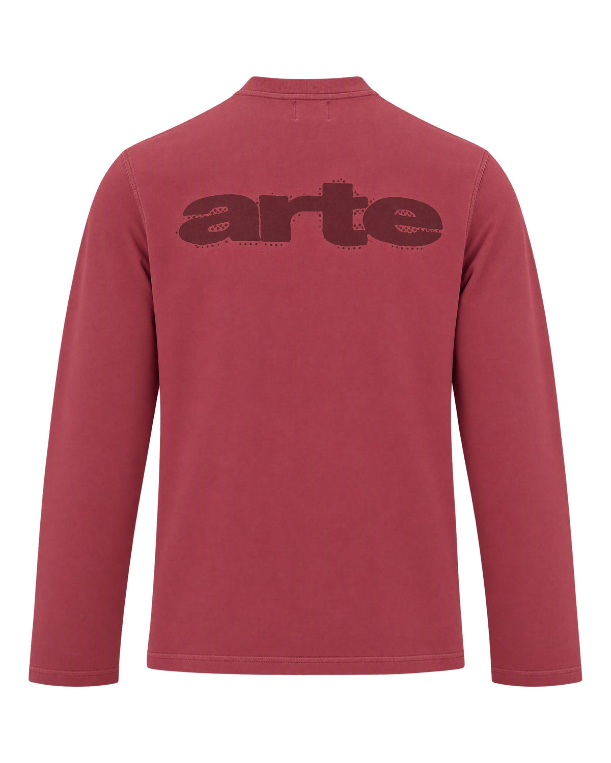 Arte Antwerp Long-Sleeve Sunfade Jersey T-Shirt — Burgundy