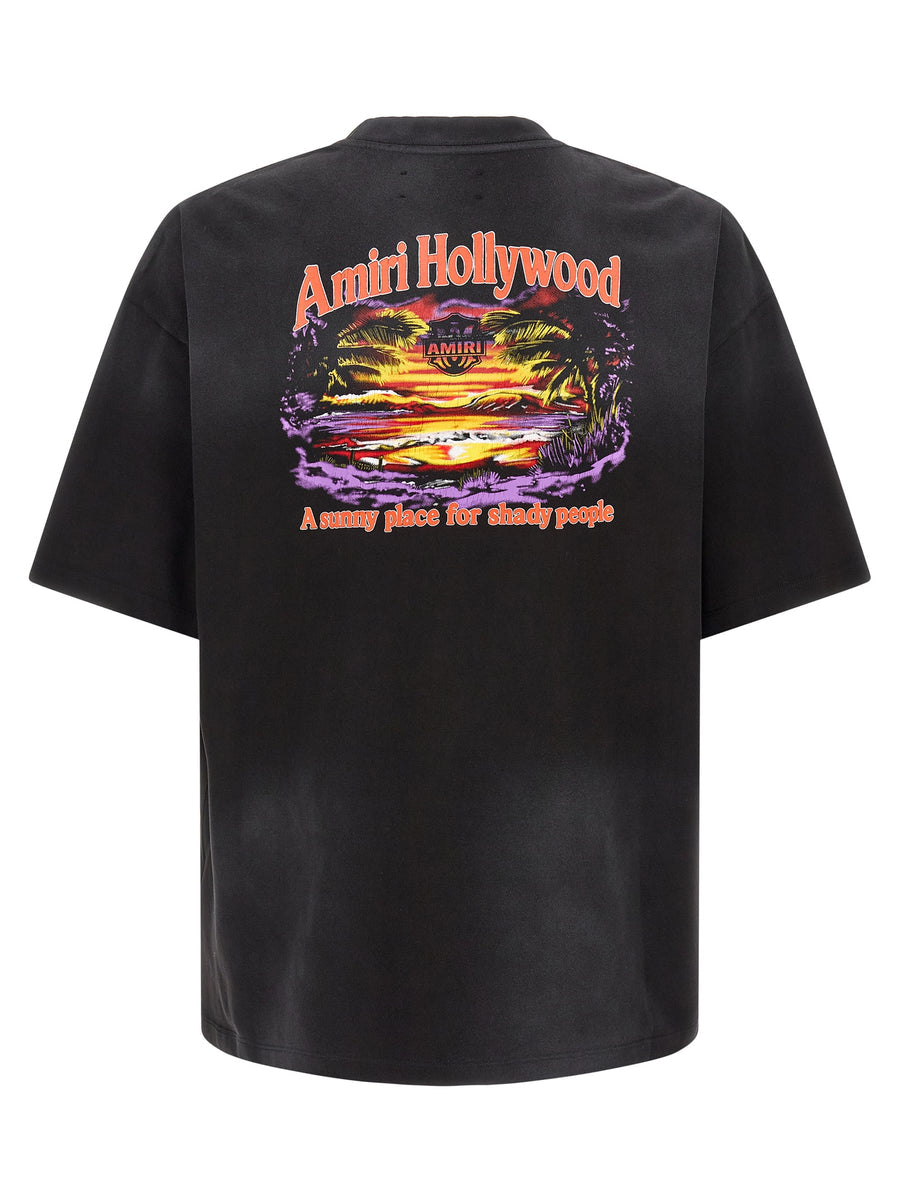 Amiri Hollywood Skate T-Shirt AM326JR0040002 men's T-shirt in Black