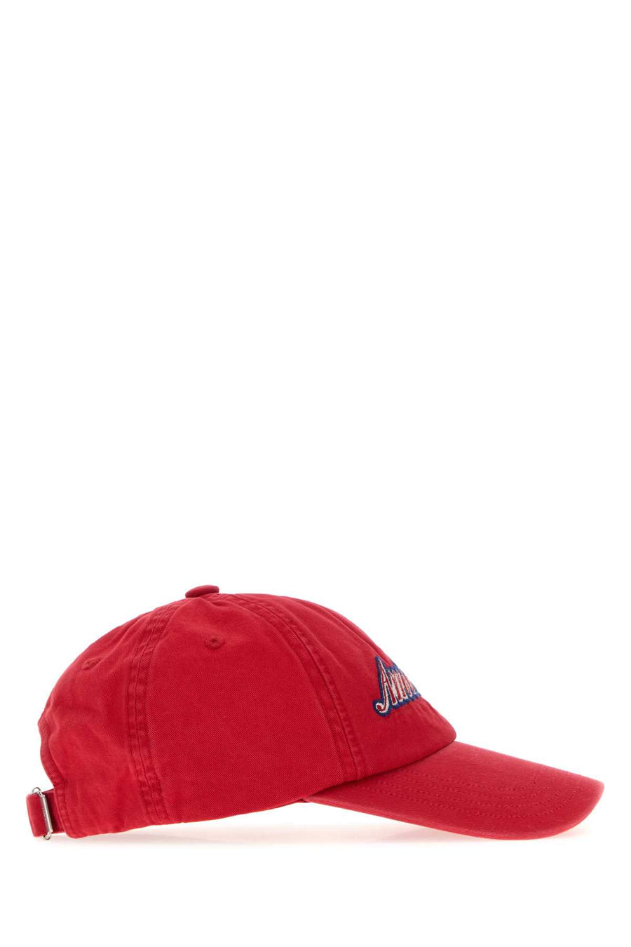 AMI Paris Embroidered Baseball Cap UCP290AW0052-A342 unisex cap in Red