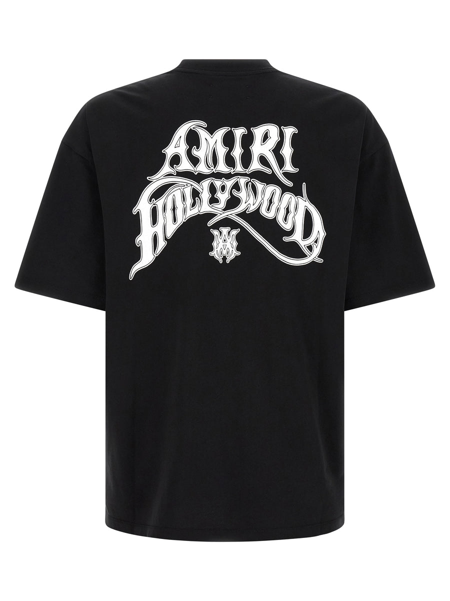 Amiri Hollywood LJ Skate T-Shirt AMTOJR1189001 unisex T-shirt in Black
