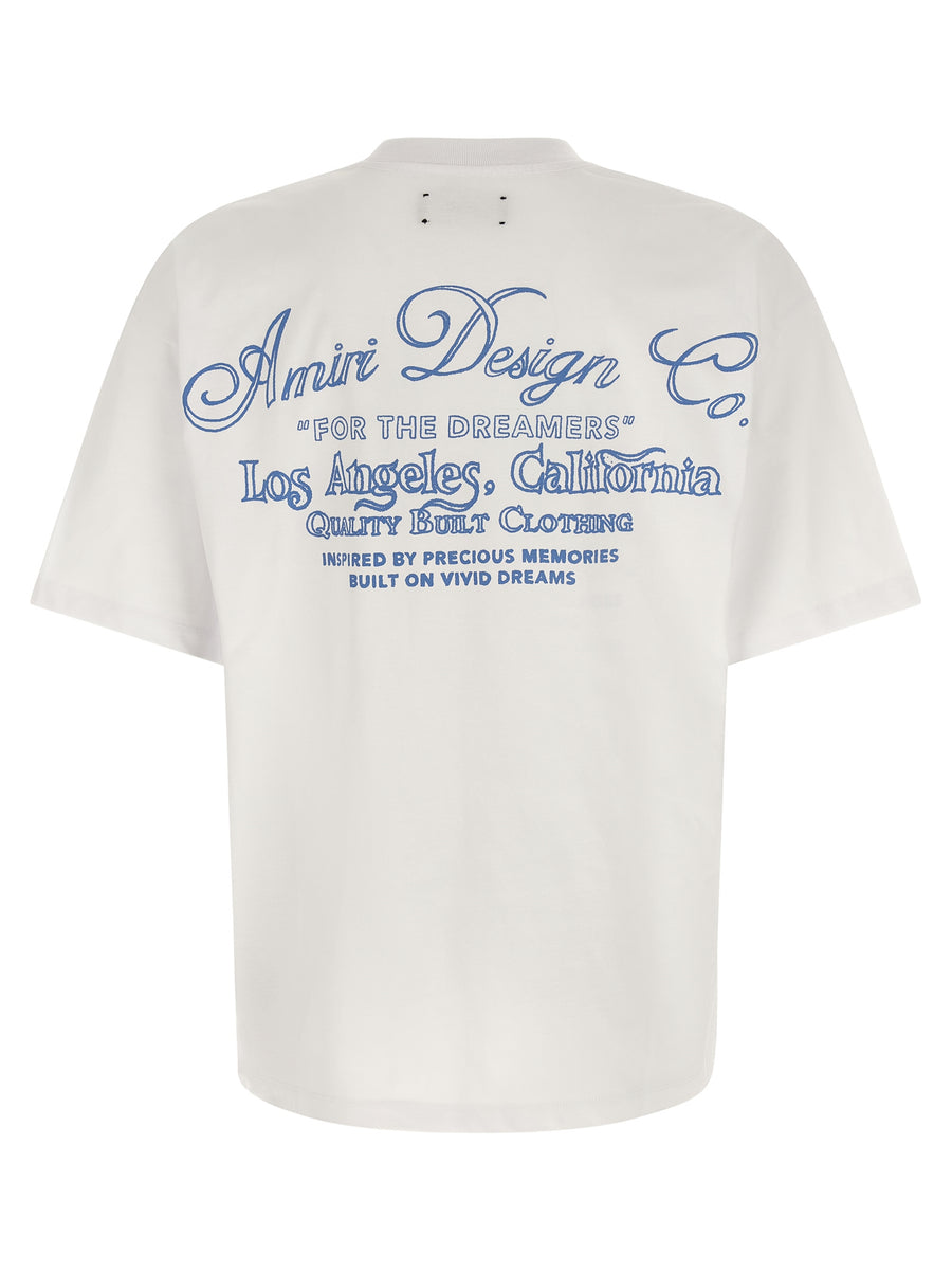 Amiri Oversized Graphic T-Shirt AM426JR003003O men's T-shirt in White