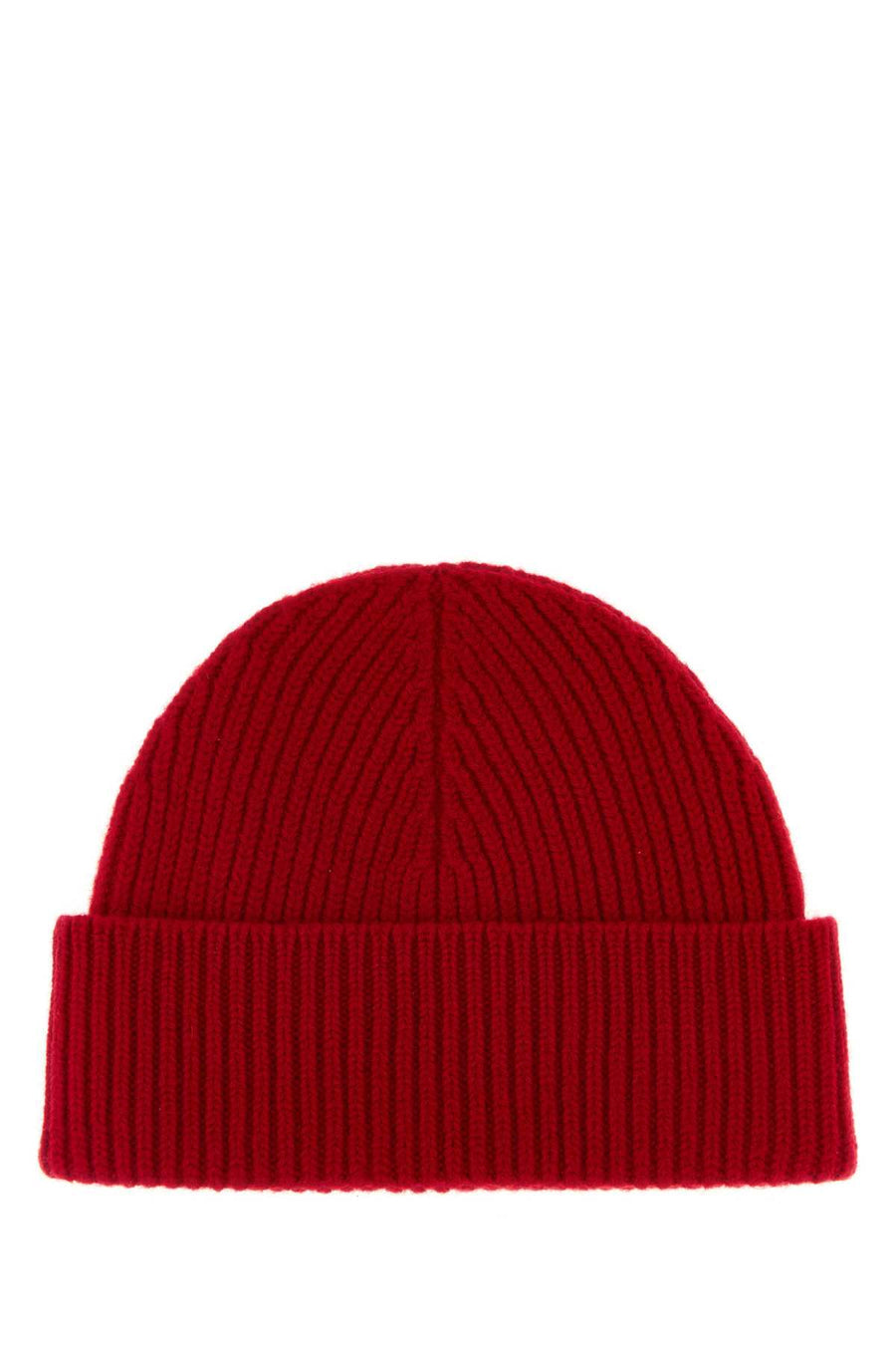 AMI Paris Quota Virgin Wool Beanie UBO006018-A252 unisex beanie in Red