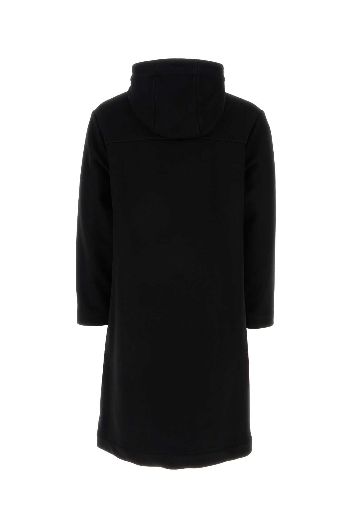 Aspesi Wool-Blend Parka — Black