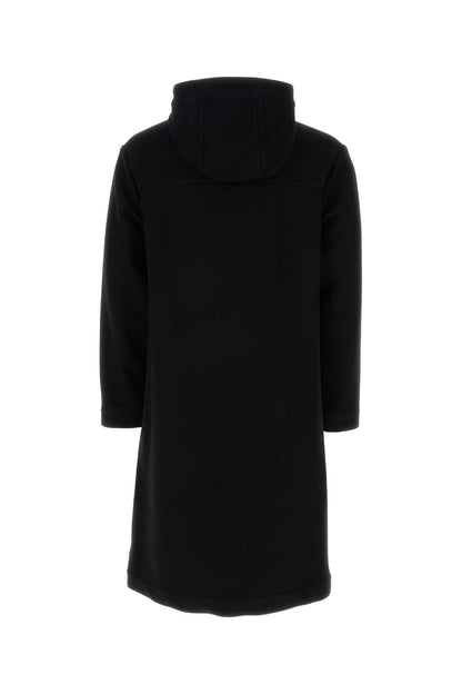 Aspesi Wool-Blend Parka — Black