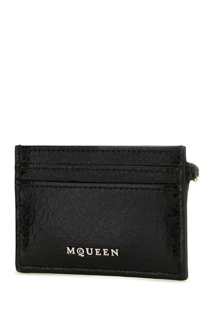 Alexander McQueen Card Case 8050631AAUE 9769 men's card case in black, product photo 2