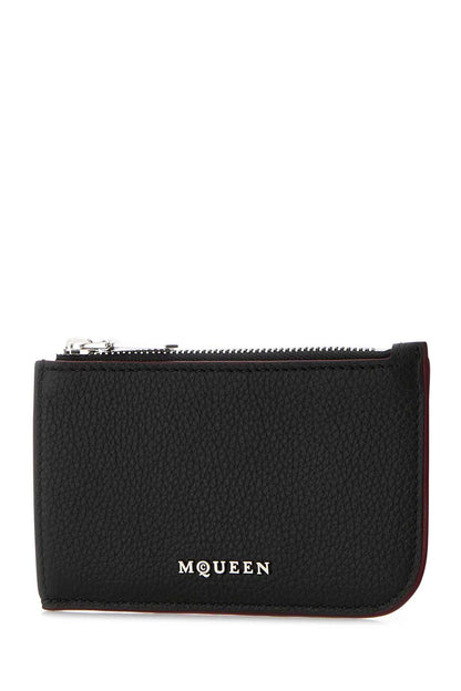 Alexander McQueen Card Case 8135461VDCC 1000 men's card case in black, product photo 2