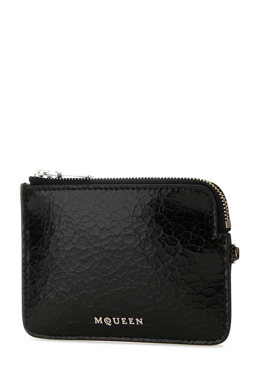 Alexander McQueen Coin Card Case 8050641AAUE 9769 unisex card case in black, product photo 2